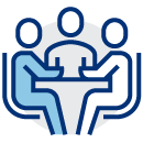 people meeting icon