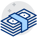 stack of money icon